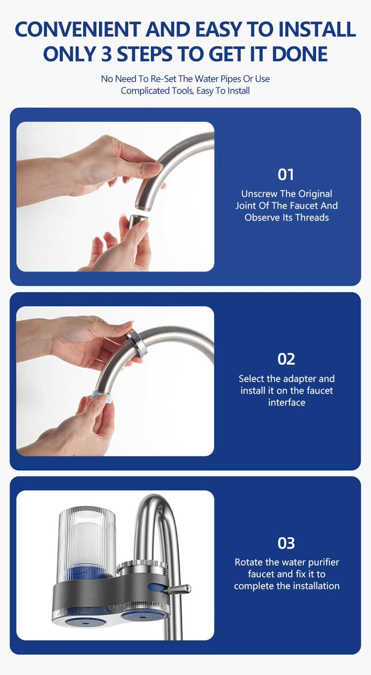 Tap Water Purifier Faucet Tap Water Filter Kitchen Home Multi-use