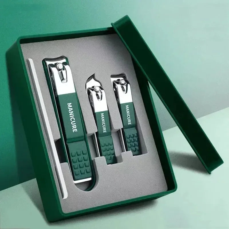 7-18 Piece Set Professional Nail Care Kit Stainless Steel Manicure & Pedicure Set Nail Clipper Set with Travel Case
